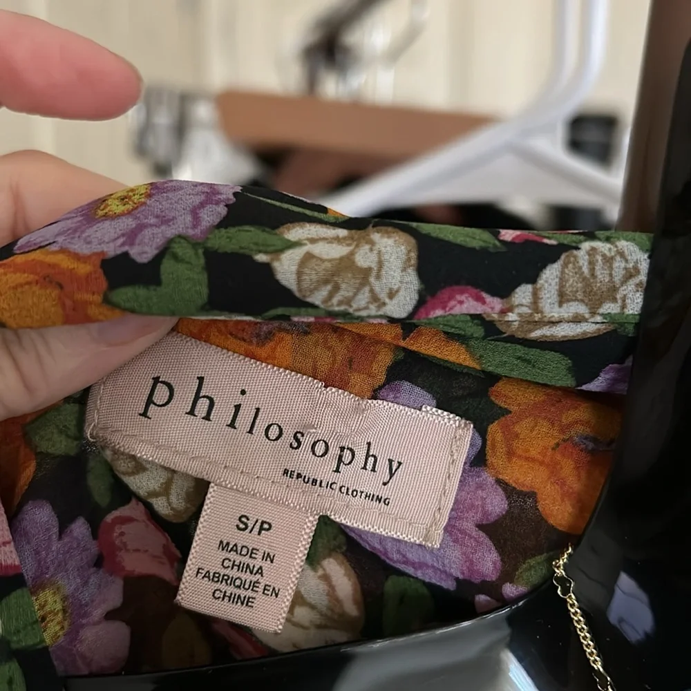 Blouse Long Sleeve Floral Size SP - Picture 5 of 9